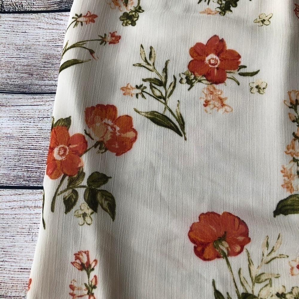 Rose & Olive Floral Print Sleeveless Top Size XS - Picture 2 of 6